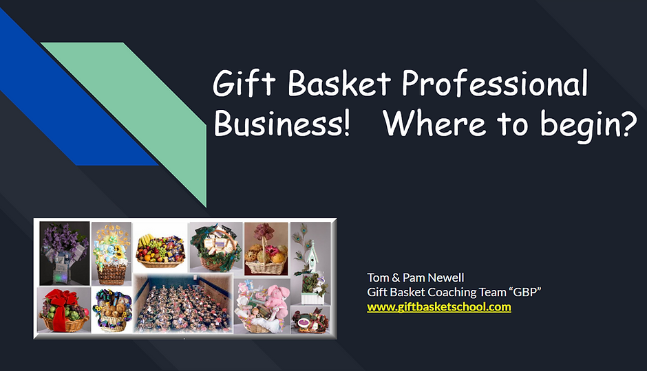 Gift Basket Business Banner